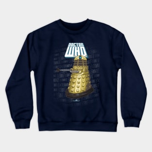 DALEK Dr. Who's Minimalist Fine Art Crewneck Sweatshirt